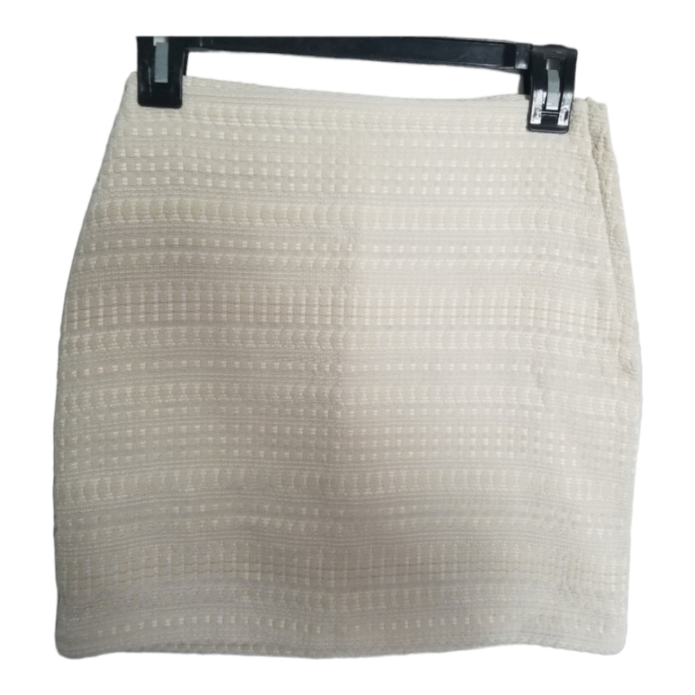 H&M Light Cream/Off White Skirt Size 2